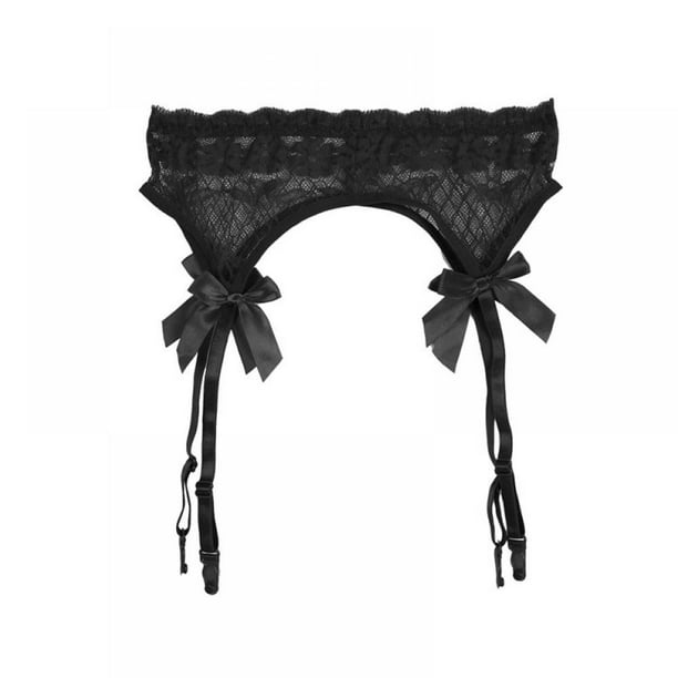 Details about   NEW Ladies Thigh-Highs Stockings Suspenders Garter Belt Suspender Set Lingerie
